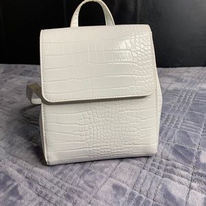 White backpack